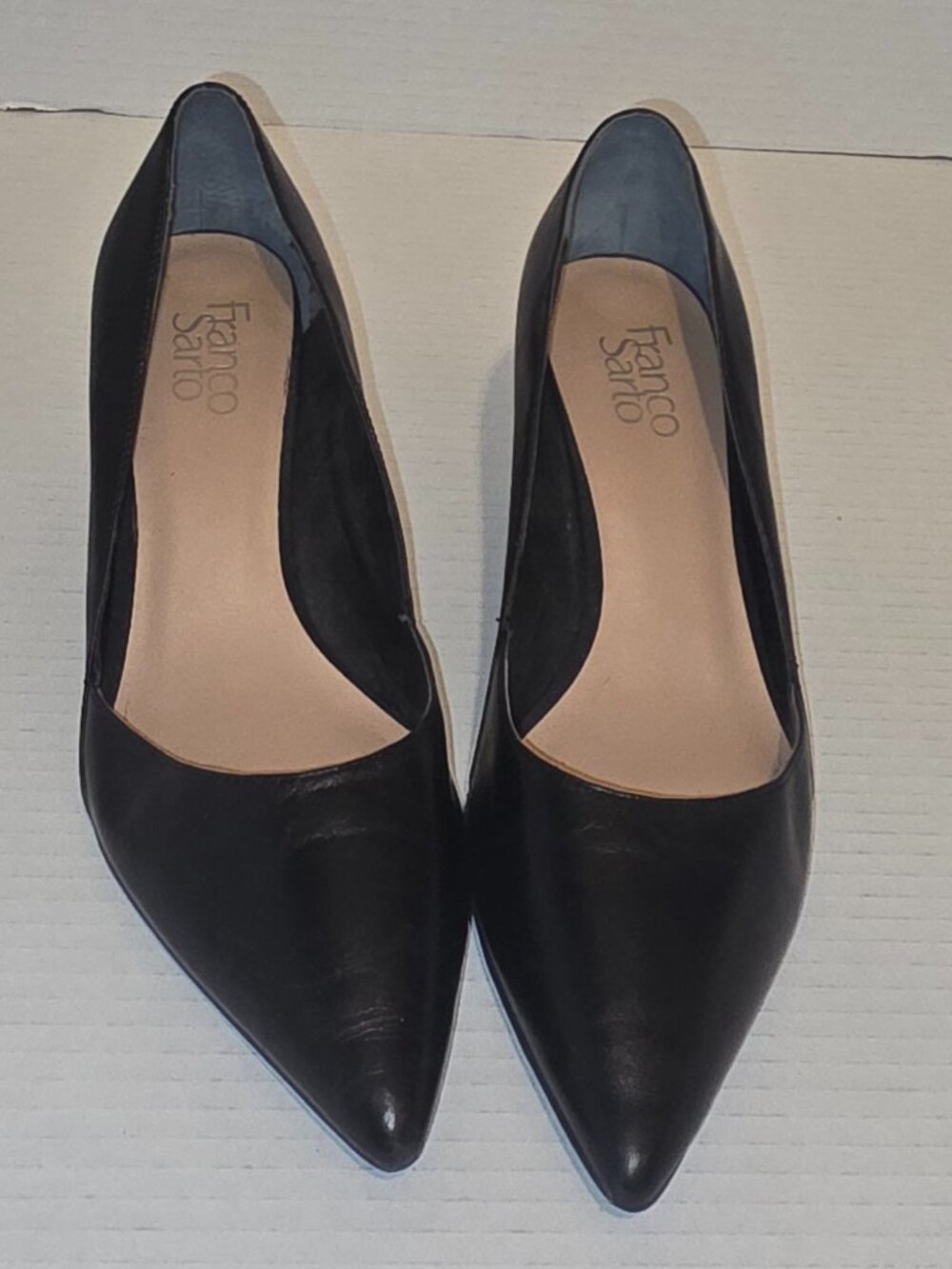 Black low heel Franco Sarto Heels